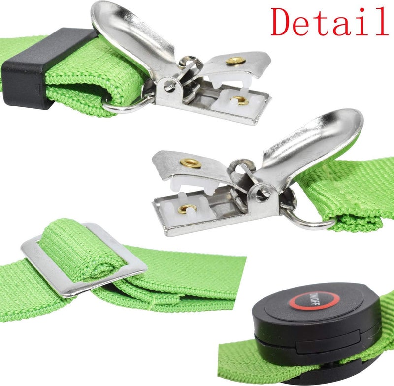 AMNQUERXUS LED Glow Light Up Christmas Suspenders Trouser Braces Y Shape Suspenders for Men Women - Image 5